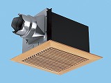 天井埋込形換気扇 排気 低騒音形 鋼板製本体 埋込寸法：240mm角 適用パイプ径：φ100mm