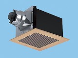 天井埋込形換気扇 排気 低騒音大風量形 鋼板製本体 埋込寸法：240mm角 適用パイプ径：φ100mm
