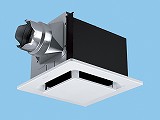 天井埋込形換気扇 排気 低騒音形鋼板製本体 (フラットパネル形)埋込寸法：240mm角 適用パイプ径：φ100mm