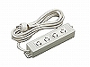 OA用ニコニコタップ4個口(引掛4)(接地プラグ・コード長3m)・ランプ付