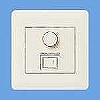 フルカラームードスイッチC(3路・片切両用)(白熱灯ライトコントロール)(ロータリー式)(1100W)(モダンプレート付)
