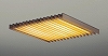 XL584WBUJ LA9：天井埋込型 LED（白色） 一体型LEDベースライト 和紙柄パネル・木製ルーバタイプ 連続調光型・調光タイプ（ライコン別売） スクエアタイプ／パネル付型 コンパクト形蛍光灯FHP45形4灯器具相当 FHP45形